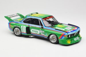 BMW 3.5 CSL E9 Schnitzer #10 D. Quester / R. Peterson 6 Hours Watkins Glen 1976 Minichamps 1:18 155762610 Metalli — kuva 4 / 6