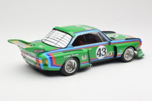 BMW 3.5 CSL E9 Schnitzer #43 D. Quester / A. Krebs 24 Hours of Le Mans 1976 Minichamps 1:18 155762643 Metalli — kuva 2 / 6