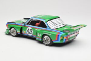BMW 3.5 CSL E9 Schnitzer #43 D. Quester / A. Krebs 24 Hours of Le Mans 1976 Minichamps 1:18 155762643 Metalli — kuva 5 / 6