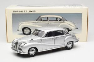 BMW 502 2.6 Luxus Super Hopea AUTOart 1:18 70593 Metalli — kuva 8 / 8