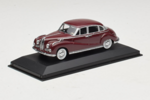 BMW 502 V8 Tummanpunainen Minichamps 1:43 430022402 Metalli — kuva 2 / 4