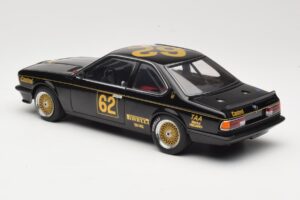 BMW 635 CSi E24 #62 J. Richards JPS Team BMW ATCC Winner 1985 AUTOart 1:18 88548 Metalli — kuva 7 / 8