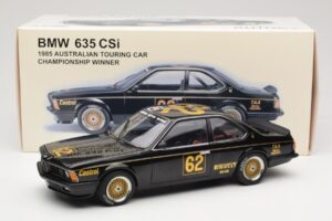 BMW 635 CSi E24 #62 J. Richards JPS Team BMW ATCC Winner 1985 AUTOart 1:18 88548 Metalli — kuva 8 / 8