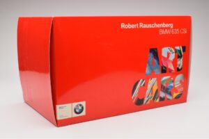 BMW 635 CSi E24 Art Car Robert Rauschenberg AUTOart 1:18 80430150924 Metalli — kuva 8 / 8