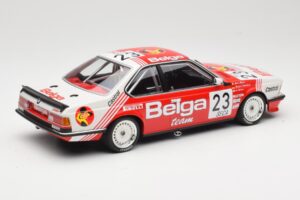 BMW 635 CSi E24 Belga Juma Racing M. Winkelhock / T. Regout 24 Hours of Spa 1985 Minichamps 1:18 155852523 Metalli — kuva 2 / 6