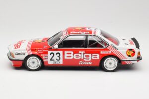 BMW 635 CSi E24 Belga Juma Racing M. Winkelhock / T. Regout 24 Hours of Spa 1985 Minichamps 1:18 155852523 Metalli — kuva 3 / 6