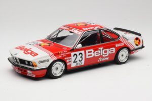 BMW 635 CSi E24 Belga Juma Racing M. Winkelhock / T. Regout 24 Hours of Spa 1985 Minichamps 1:18 155852523 Metalli