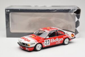 BMW 635 CSi E24 Belga Juma Racing M. Winkelhock / T. Regout 24 Hours of Spa 1985 Minichamps 1:18 155852523 Metalli — kuva 6 / 6