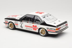 BMW 635 CSi E24 BMW Italia #4 R. Ravaglia / G. Berger 24 Hours of Spa 1984 Minichamps 1:18 155842504 Metalli — kuva 5 / 6