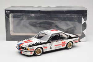 BMW 635 CSi E24 BMW Italia #4 R. Ravaglia / G. Berger 24 Hours of Spa 1984 Minichamps 1:18 155842504 Metalli — kuva 6 / 6