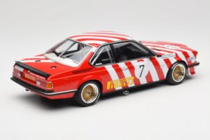 BMW 635 CSi E24 #7 BMW Italia G. Brancatelli / H. Kelleners Brno Grand Prix 1984 Minichamps 1:18 155842507 Metalli — kuva 2 / 6