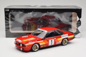 BMW 635 CSi E24 #1 U. Felder / D. Hamelmann Auto Budde Winners 24 Hours of Nürburgring 1985 Minichamps 1:18 155852501 Metalli — kuva 6 / 6