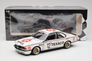 BMW 635 CSi E24 #12 R. Metge / C. Ballot-Léna Bavaria Automobiles 24 Hours of Spa 1985 Minichamps 1:18 155852513 Metalli — kuva 6 / 6