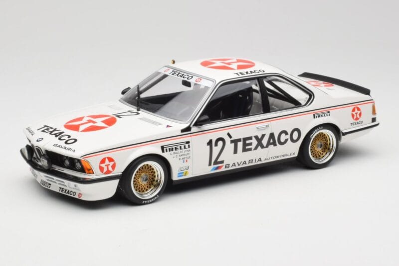 BMW 635 CSi E24 #12 R. Metge / C. Ballot-Léna Bavaria Automobiles 24 Hours of Spa 1985 Minichamps 1:18 155852513 Metalli