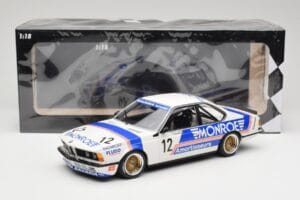 BMW 635 CSi E24 #12 C. Ballot-Léna / Deyne 500km Monza 1985 Minichamps 1:18 155852512 Metalli — kuva 6 / 6