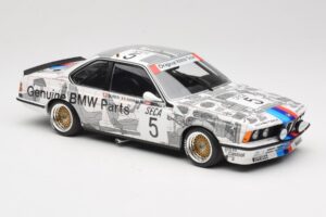 BMW 635 CSi E24 #5 R. Ravaglia Winner Spa 24 Hours 1985 Minichamps 1:18 155852505 Metalli — kuva 4 / 6