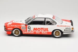 BMW 635 CSi E24 #9 Hollinger / P. Giroix Garage du Bac 24 Hours of Spa 1984 Minichamps 1:18 155842509 Metalli — kuva 3 / 6