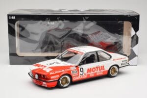 BMW 635 CSi E24 #9 Hollinger / P. Giroix Garage du Bac 24 Hours of Spa 1984 Minichamps 1:18 155842509 Metalli — kuva 6 / 6