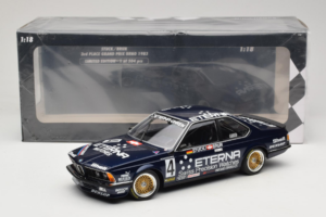 BMW 635 CSi E24 Schnitzer Eterna #4 H. Stuck / W. Brun 3rd Place Brno Grand Prix ETCC 1983 Minichamps 1:18 155832504 Metalli — kuva 6 / 6