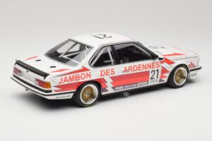 BMW 635CSi E24 Team Brun Motorsport #21 H. Grohs / T. Boutsen Spa 24 Hours 1985 Minichamps 1:18 155852521 Metalli — kuva 2 / 6
