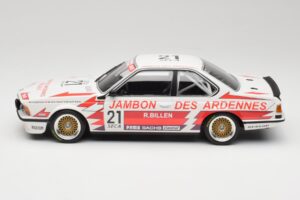 BMW 635CSi E24 Team Brun Motorsport #21 H. Grohs / T. Boutsen Spa 24 Hours 1985 Minichamps 1:18 155852521 Metalli — kuva 3 / 6