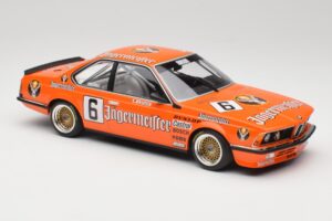 BMW 635CSi E24 Jagermeister #6 H. Stuck Bergischer Lowe Zolder DPM 1984 Minichamps 1:18 155842506 Metalli — kuva 4 / 6