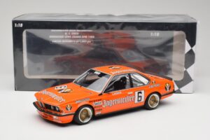 BMW 635CSi E24 Jagermeister #6 H. Stuck Bergischer Lowe Zolder DPM 1984 Minichamps 1:18 155842506 Metalli — kuva 6 / 6