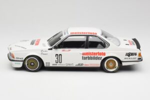 BMW 635CSi E24 Team Schnitzer Eterna #30 S. Bellof / S. Danner ETCC 1984 Minichamps 1:18 155832530 Metalli — kuva 3 / 6