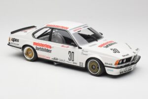 BMW 635CSi E24 Team Schnitzer Eterna #30 S. Bellof / S. Danner ETCC 1984 Minichamps 1:18 155832530 Metalli — kuva 4 / 6