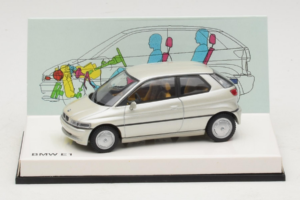 BMW E1 Valkoinen Minichamps 1:43 80429419919 Metalli