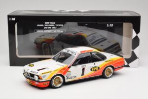 BMW 635CSi E24 BMW Italia #1 U. Grano / H. Kelleners Spa 1983 Minichamps 1:18 155832601 Metalli — kuva 6 / 6