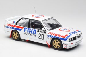 BMW E30 M3 #20 M. Duez / A. Lopes 1000 Lakes Rally 1989 IXO 1:18 18RMC132 Metalli — kuva 4 / 6