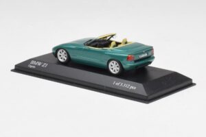 BMW Z1 E30 Brittiläinen Kilpailugrön Minichamps 1:43 400020100 Metalli — kuva 3 / 4