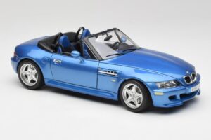 BMW Z3 E36 M Roadster Estoril Blue Bburago 1:18 3349-M1 Metalli — kuva 6 / 8