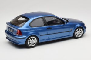 BMW 318ti E46 Compact Estoril Blue Otto 1:18 OT462 Hartsi — kuva 2 / 6