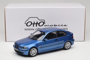 BMW 318ti E46 Compact Estoril Blue Otto 1:18 OT462 Hartsi — kuva 6 / 6