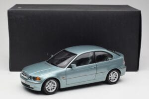 BMW 325Ti E46 Compact Vaaleansininen Metallic Kyosho 1:18 80430024439 Metalli — kuva 8 / 8