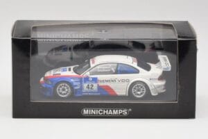 BMW M3 GTR E46 #42 J. Muller / D. Muller / H-J. Stuck / P. Lamy 24 Hours Nurburgring Winner 2004 Minichamps 1:43 444042342 Me — kuva 4 / 4