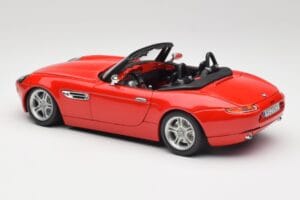 BMW Z8 E52 Punainen Bburago 1:18 Z8001 Metalli — kuva 7 / 8