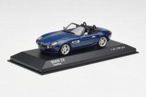 BMW Z8 E52 Topaasi Sininen Minichamps 1:43 431028740 Metalli — kuva 2 / 5