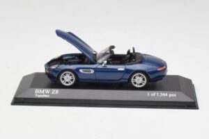 BMW Z8 E52 Topaasi Sininen Minichamps 1:43 431028740 Metalli — kuva 4 / 5