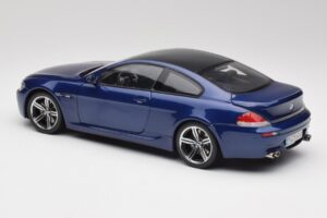 BMW M6 E63 Sininen Kyosho 1:18 80430413351 Metalli — kuva 7 / 8