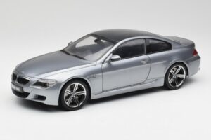 BMW M6 E63 Silver Harmaa Kyosho 1:18 08703GR Metalli