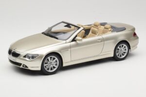 BMW 6 Series E64 Cabriolet Mineral Silver Metallic Kyosho 1:18 80430153437 Metalli