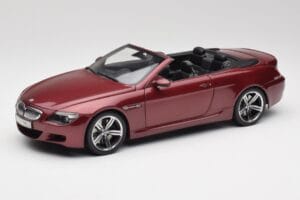BMW M6 E64 Avoauto Punainen Kyosho 1:18 80430417423 Metalli