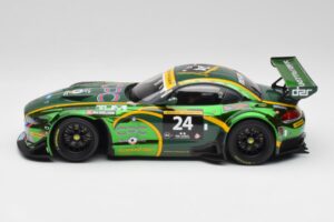 BMW Z4 E89 GT3 #24 Saudi Falcons K. Al Faisal / A. Binladen Dubai 24 Hours 2013 Minichamps 1:18 151132324 Metalli — kuva 3 / 6
