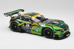 BMW Z4 E89 GT3 #24 Saudi Falcons K. Al Faisal / A. Binladen Dubai 24 Hours 2013 Minichamps 1:18 151132324 Metalli — kuva 4 / 6