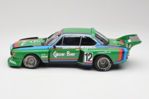 BMW 3.5 CSL E9 Gruppe 5 #12 H. Quester / G. Nilsson Zeltweg Winner 1976 Minichamps 1:18 180762012 Metalli — kuva 4 / 8