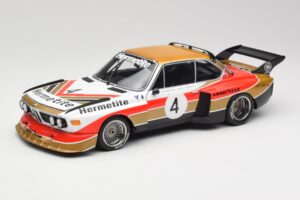 BMW 3.5 CSL E9 Gruppe 5 #4 J. Fitzpatrick / T. Walkinshaw Silverstone Winner 1976 Minichamps 1:18 180762004 Metalli