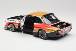 BMW 3.5 CSL E9 Gruppe 5 #4 J. Fitzpatrick / T. Walkinshaw Silverstone Winner 1976 Minichamps 1:18 180762004 Metalli — kuva 5 / 8